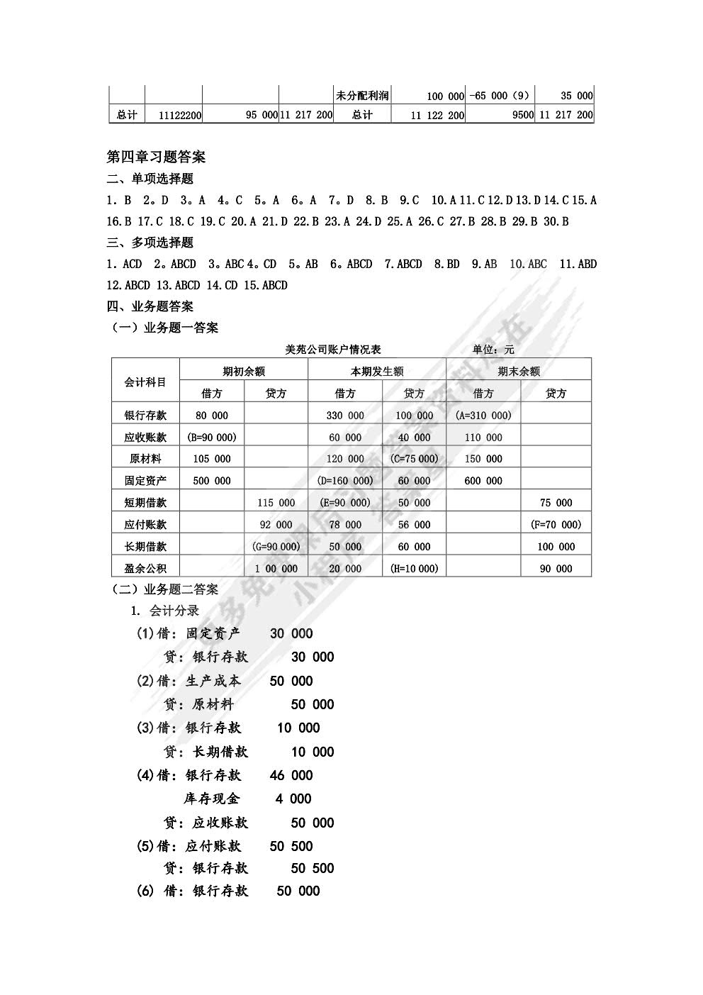 基础会计