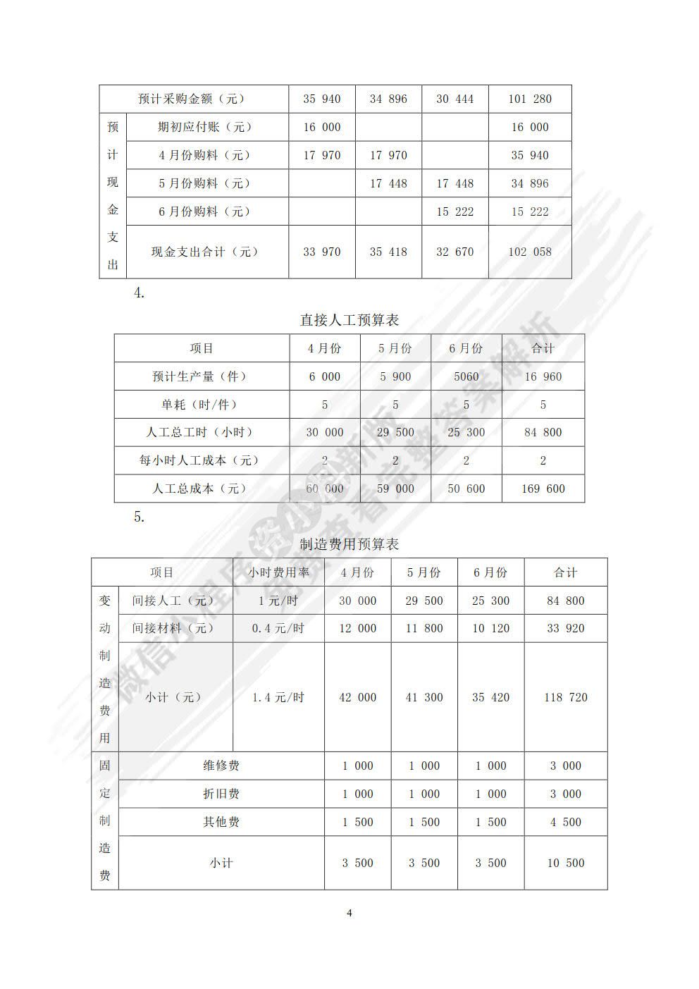 管理会计（第三版）