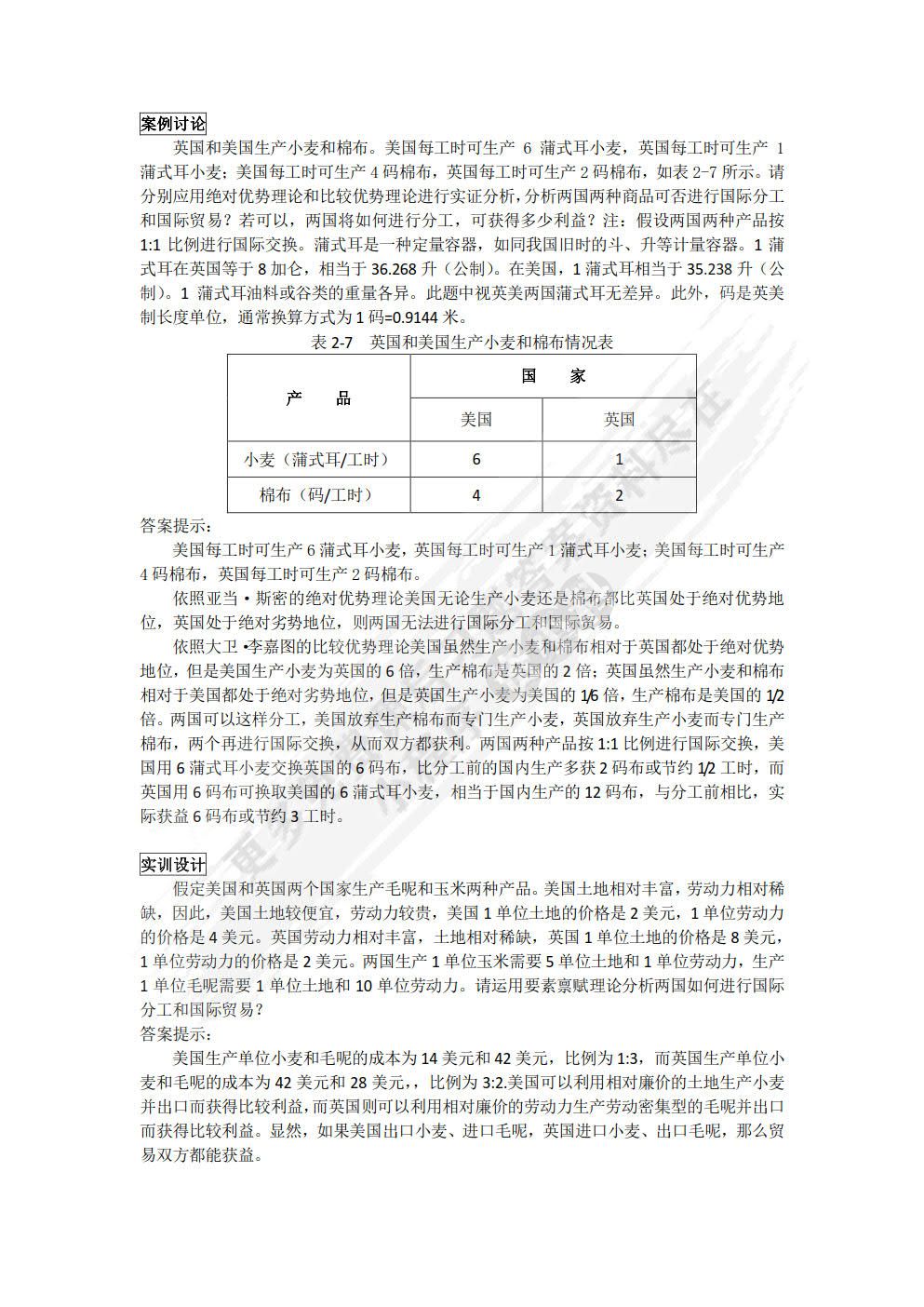 国际贸易理论与实务