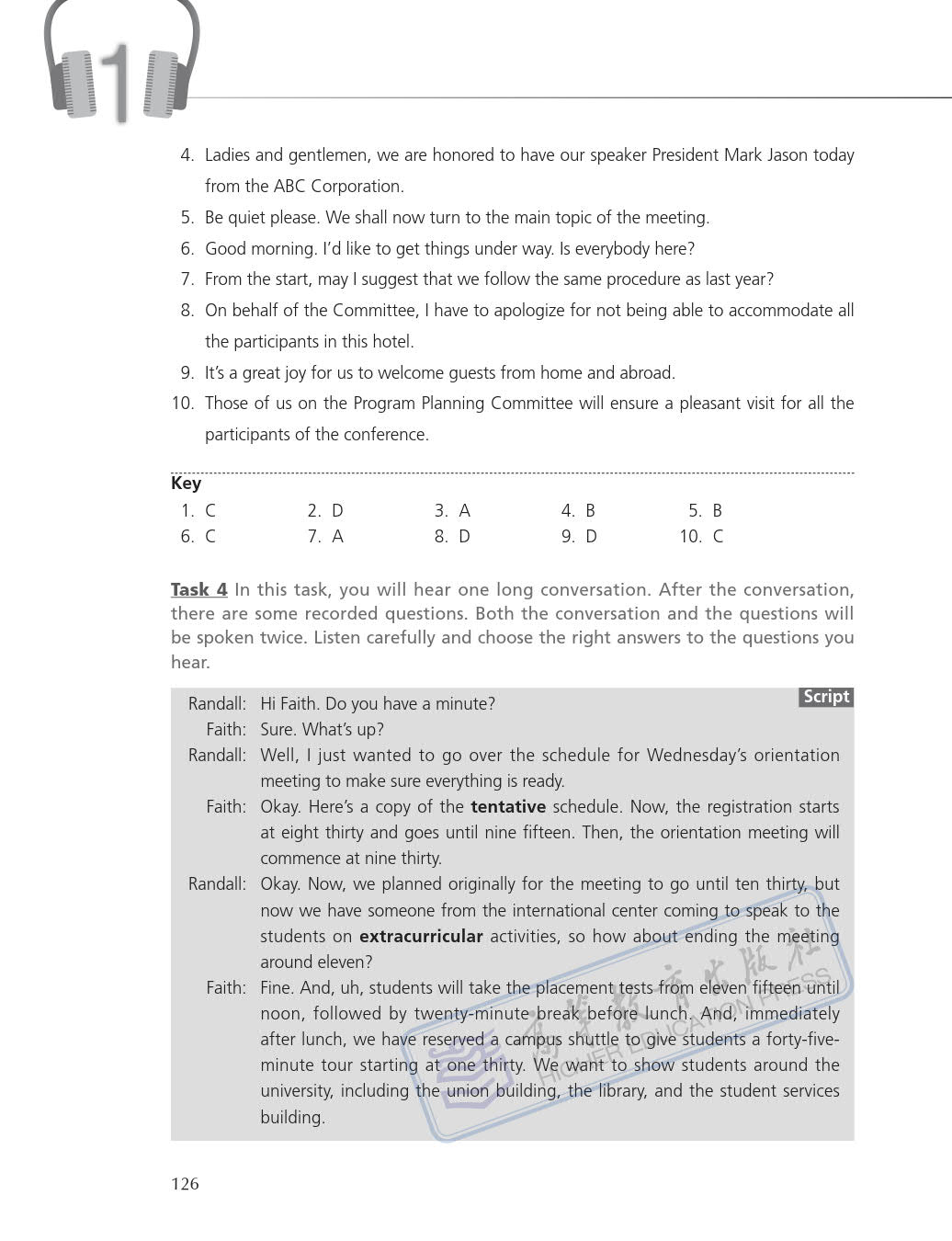 新编实用英语（第四版）听力教程4