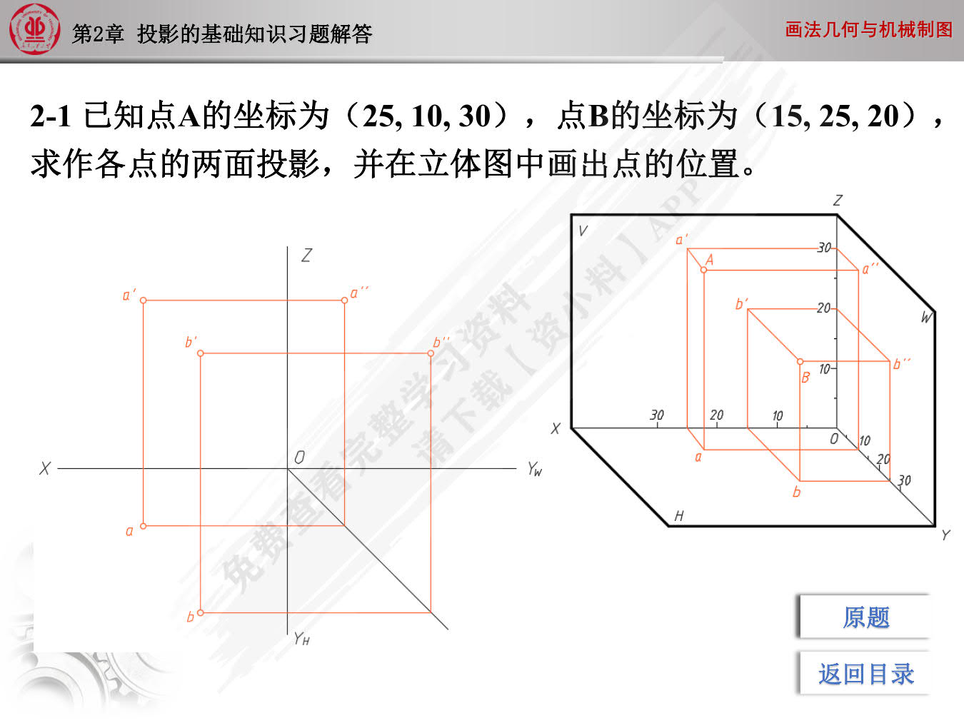 画法几何与机械制图