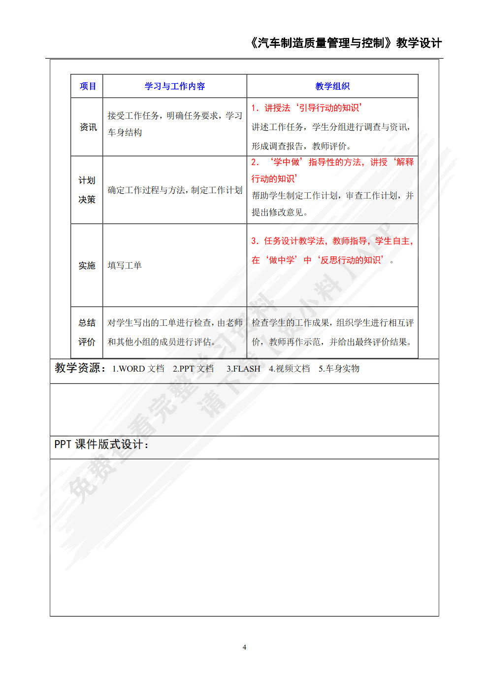 汽车制造质量管理与控制