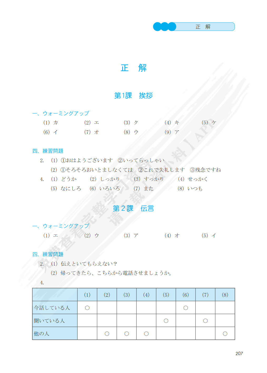 中级日语会话教程（下）（第3版）